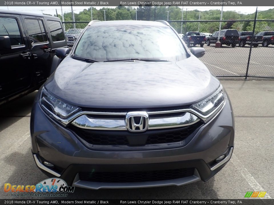 2018 Honda CR-V Touring AWD Modern Steel Metallic / Black Photo #3