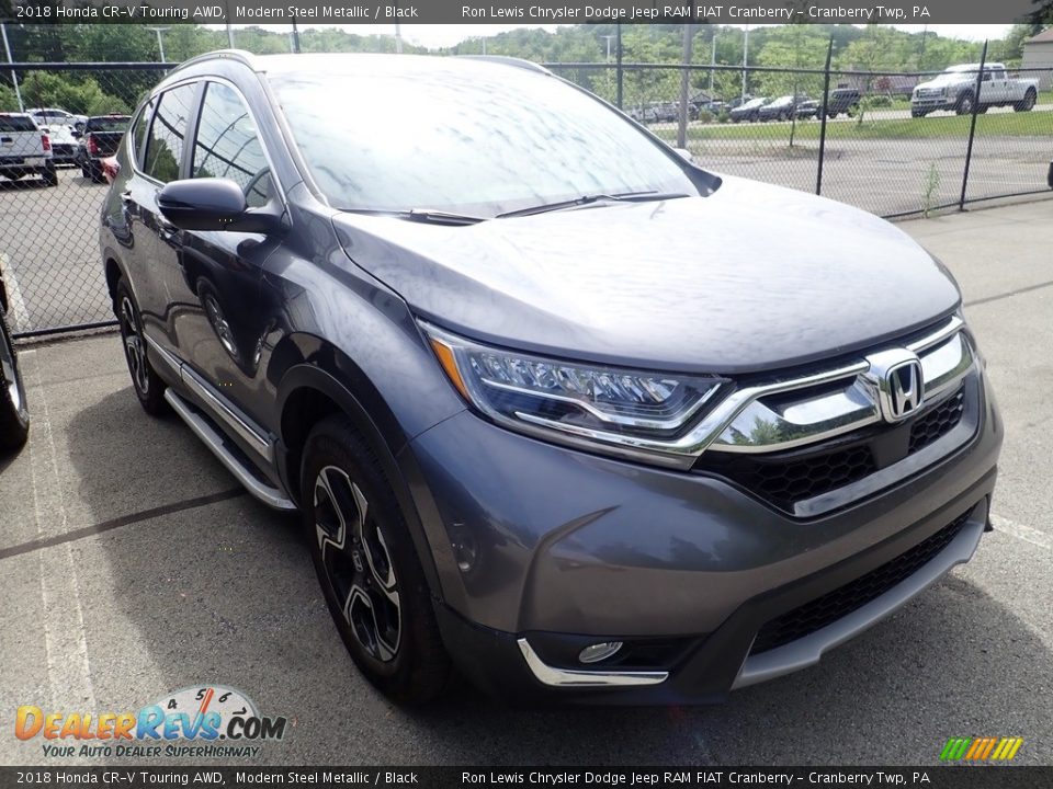 2018 Honda CR-V Touring AWD Modern Steel Metallic / Black Photo #4