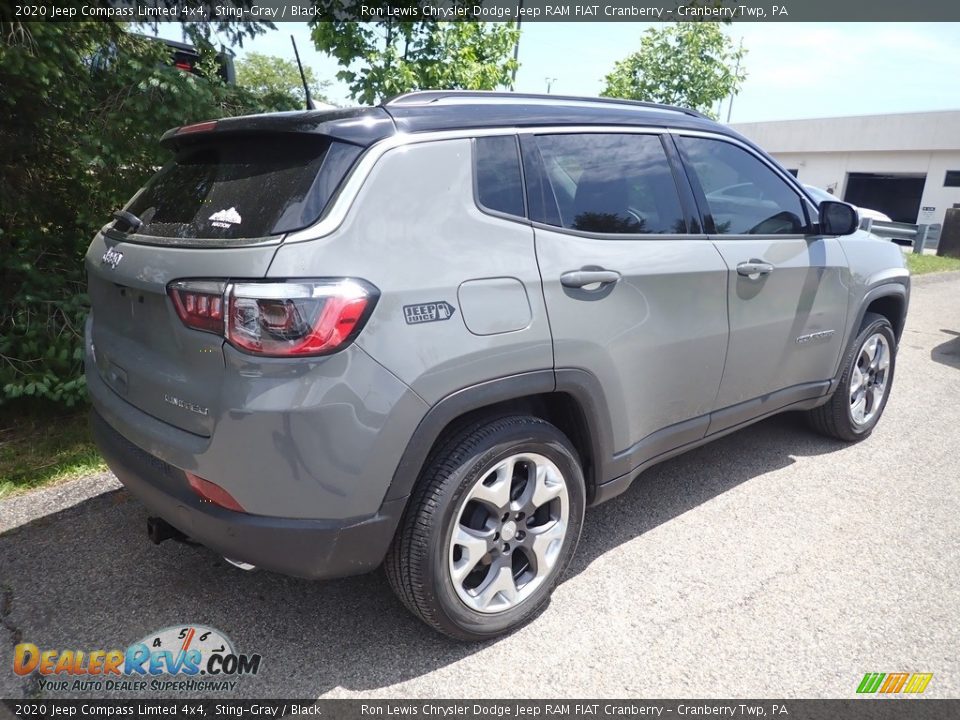 2020 Jeep Compass Limted 4x4 Sting-Gray / Black Photo #3