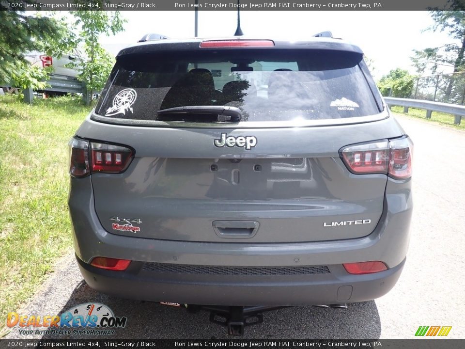 2020 Jeep Compass Limted 4x4 Sting-Gray / Black Photo #4