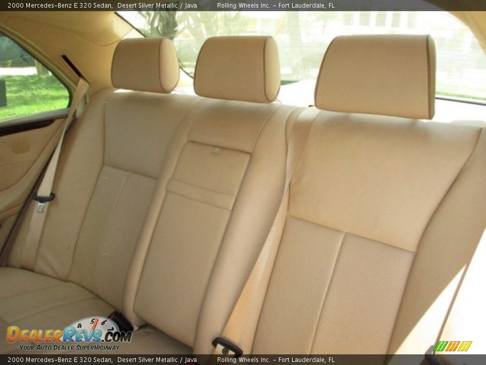 2000 Mercedes-Benz E 320 Sedan Desert Silver Metallic / Java Photo #29