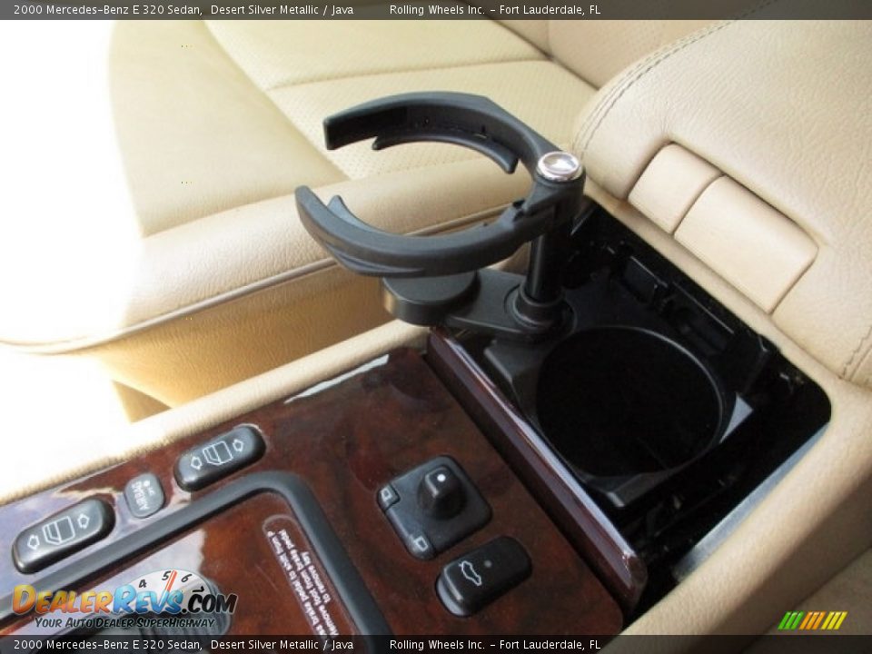 2000 Mercedes-Benz E 320 Sedan Desert Silver Metallic / Java Photo #31