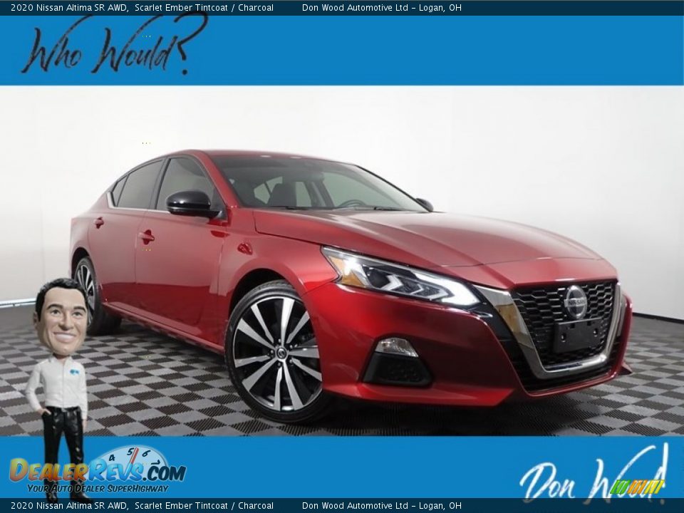 2020 Nissan Altima SR AWD Scarlet Ember Tintcoat / Charcoal Photo #1