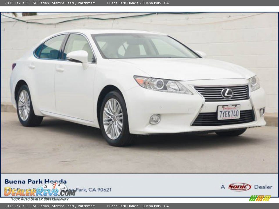 2015 Lexus ES 350 Sedan Starfire Pearl / Parchment Photo #1