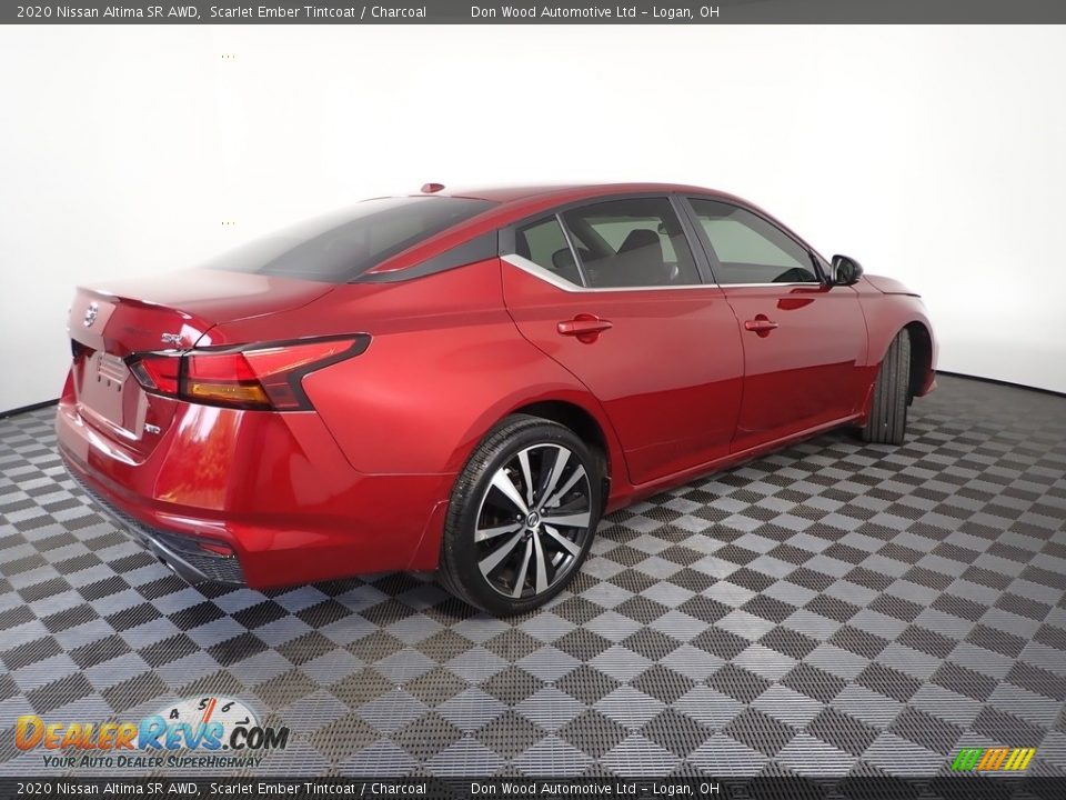 2020 Nissan Altima SR AWD Scarlet Ember Tintcoat / Charcoal Photo #12