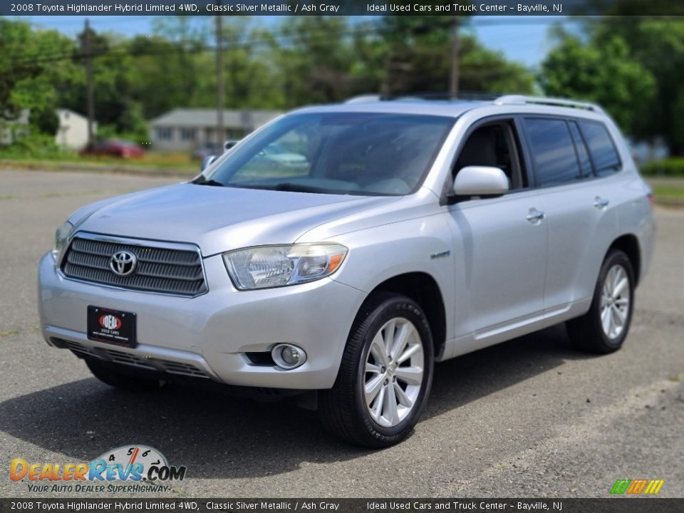 2008 Toyota Highlander Hybrid Limited 4WD Classic Silver Metallic / Ash Gray Photo #1