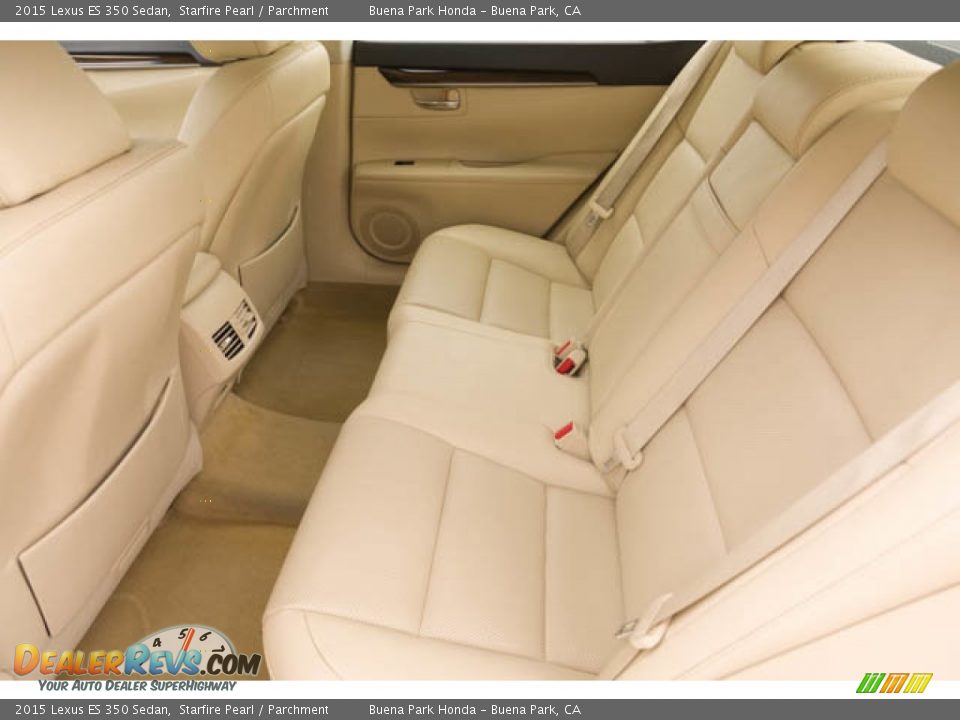 Rear Seat of 2015 Lexus ES 350 Sedan Photo #4