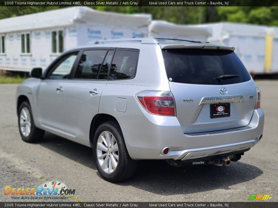 2008 Toyota Highlander Hybrid Limited 4WD Classic Silver Metallic / Ash Gray Photo #3