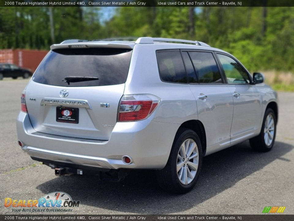 2008 Toyota Highlander Hybrid Limited 4WD Classic Silver Metallic / Ash Gray Photo #5