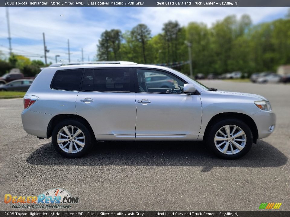 2008 Toyota Highlander Hybrid Limited 4WD Classic Silver Metallic / Ash Gray Photo #6