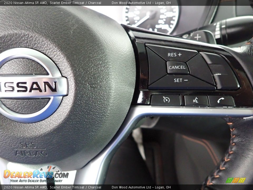 2020 Nissan Altima SR AWD Scarlet Ember Tintcoat / Charcoal Photo #19
