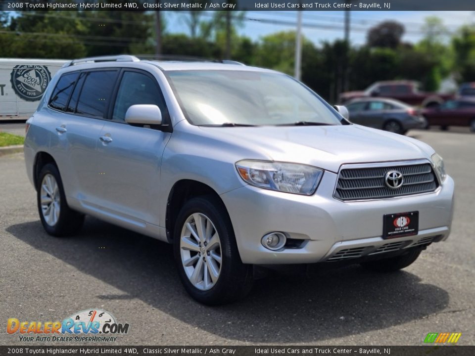 2008 Toyota Highlander Hybrid Limited 4WD Classic Silver Metallic / Ash Gray Photo #7