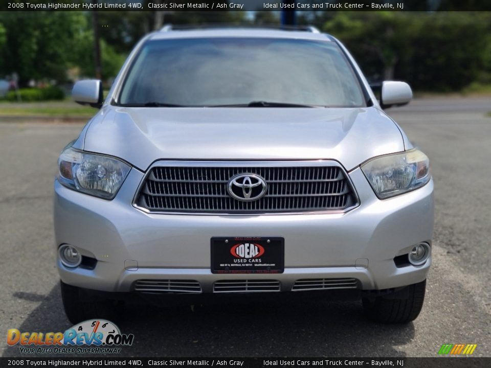 2008 Toyota Highlander Hybrid Limited 4WD Classic Silver Metallic / Ash Gray Photo #8