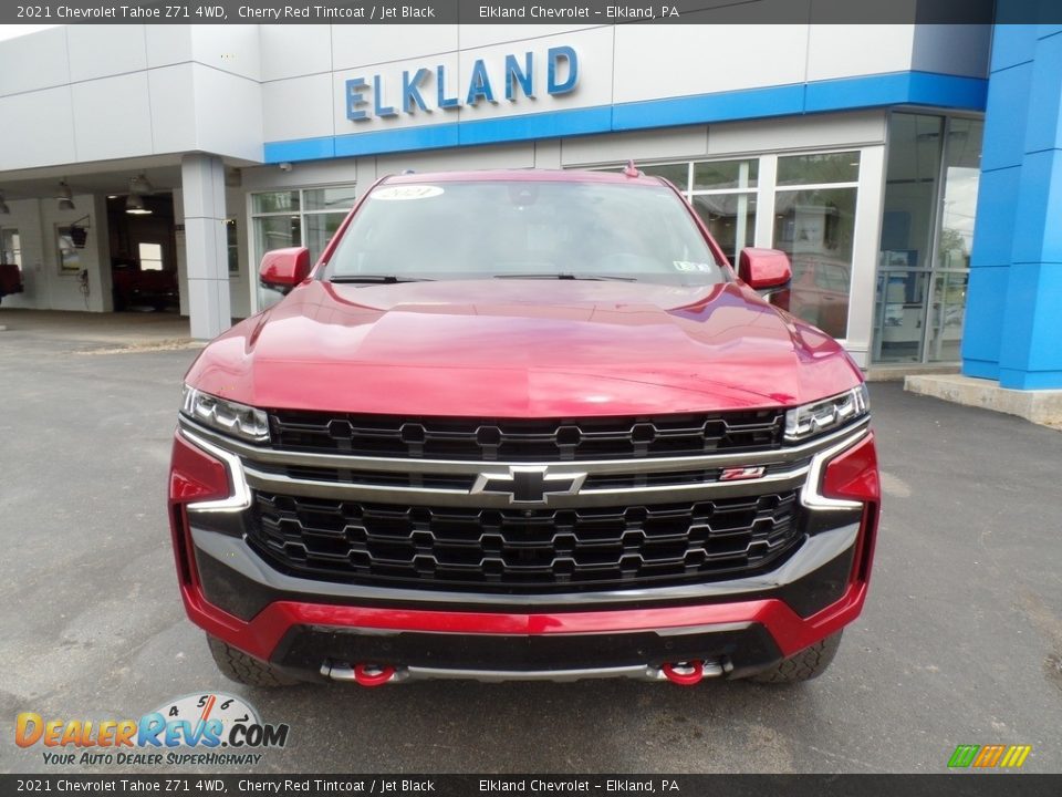 2021 Chevrolet Tahoe Z71 4WD Cherry Red Tintcoat / Jet Black Photo #3