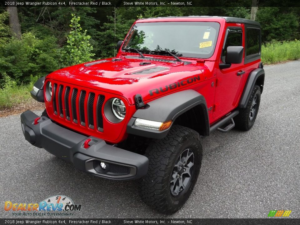 2018 Jeep Wrangler Rubicon 4x4 Firecracker Red / Black Photo #2