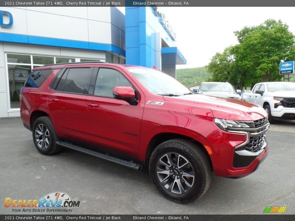 2021 Chevrolet Tahoe Z71 4WD Cherry Red Tintcoat / Jet Black Photo #5