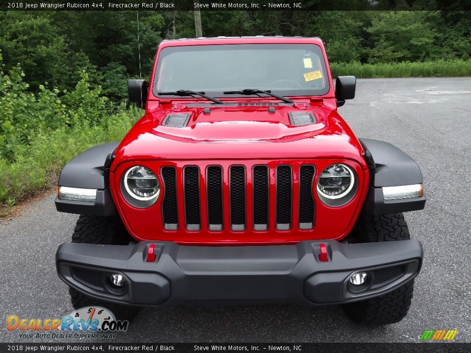 2018 Jeep Wrangler Rubicon 4x4 Firecracker Red / Black Photo #3