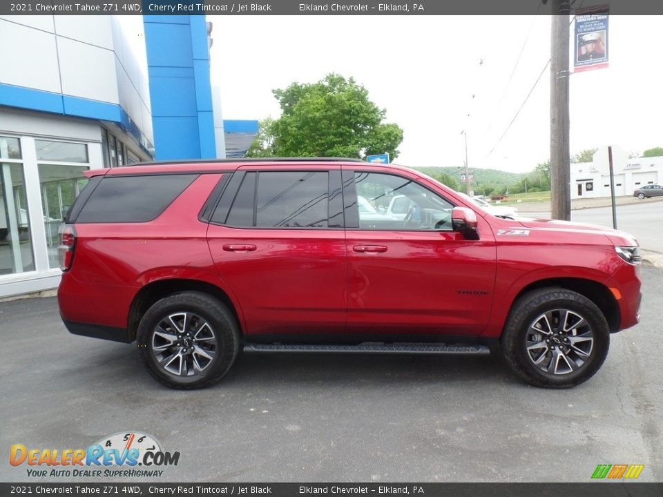 2021 Chevrolet Tahoe Z71 4WD Cherry Red Tintcoat / Jet Black Photo #6