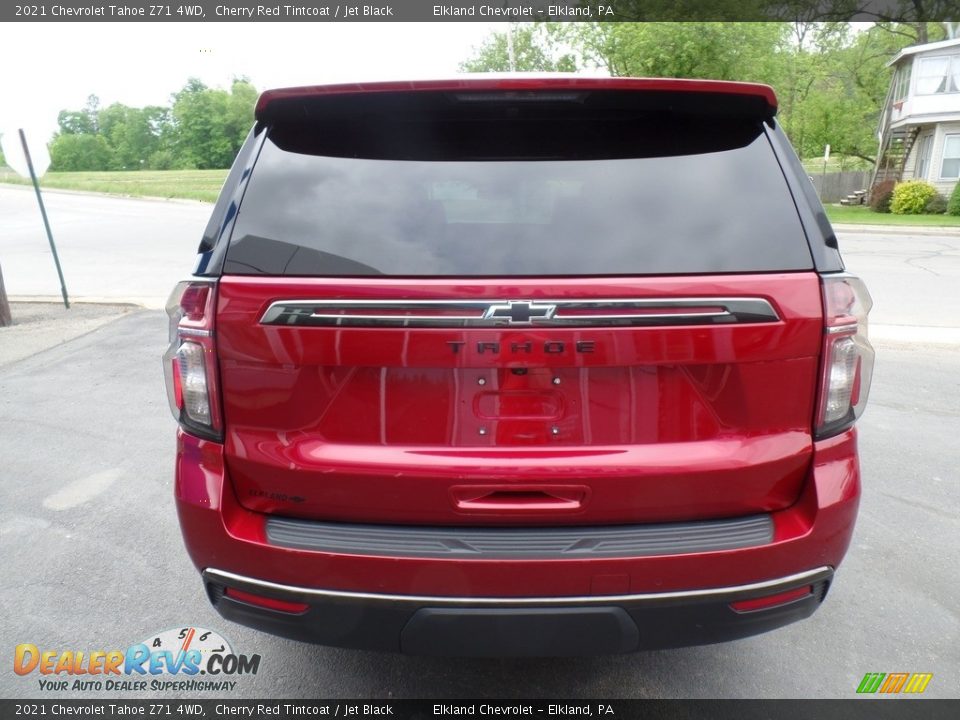 2021 Chevrolet Tahoe Z71 4WD Cherry Red Tintcoat / Jet Black Photo #8