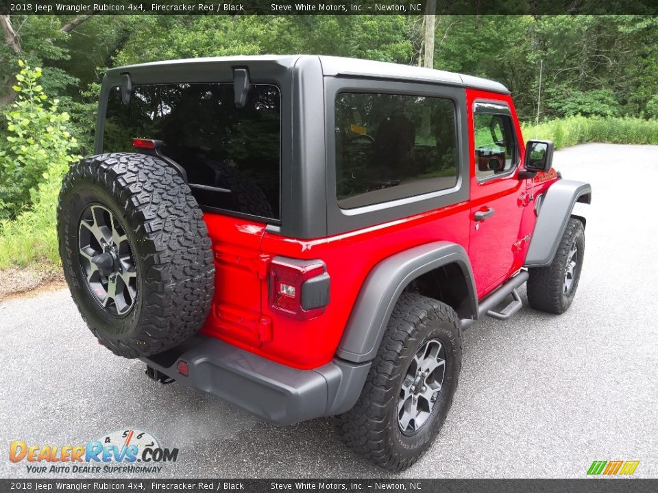 2018 Jeep Wrangler Rubicon 4x4 Firecracker Red / Black Photo #6