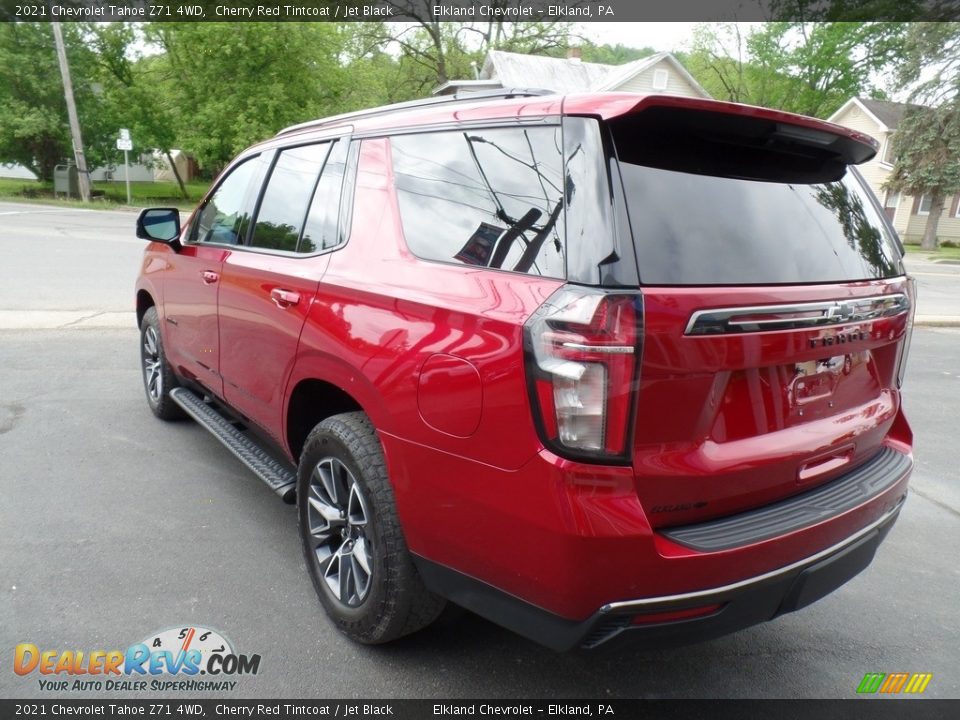 2021 Chevrolet Tahoe Z71 4WD Cherry Red Tintcoat / Jet Black Photo #9