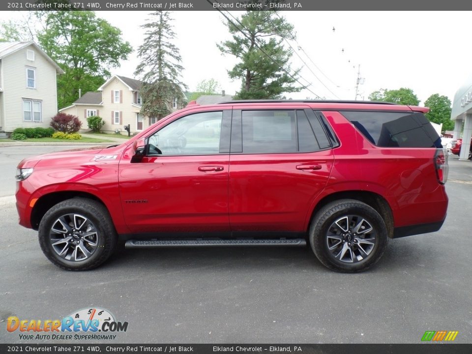 2021 Chevrolet Tahoe Z71 4WD Cherry Red Tintcoat / Jet Black Photo #10