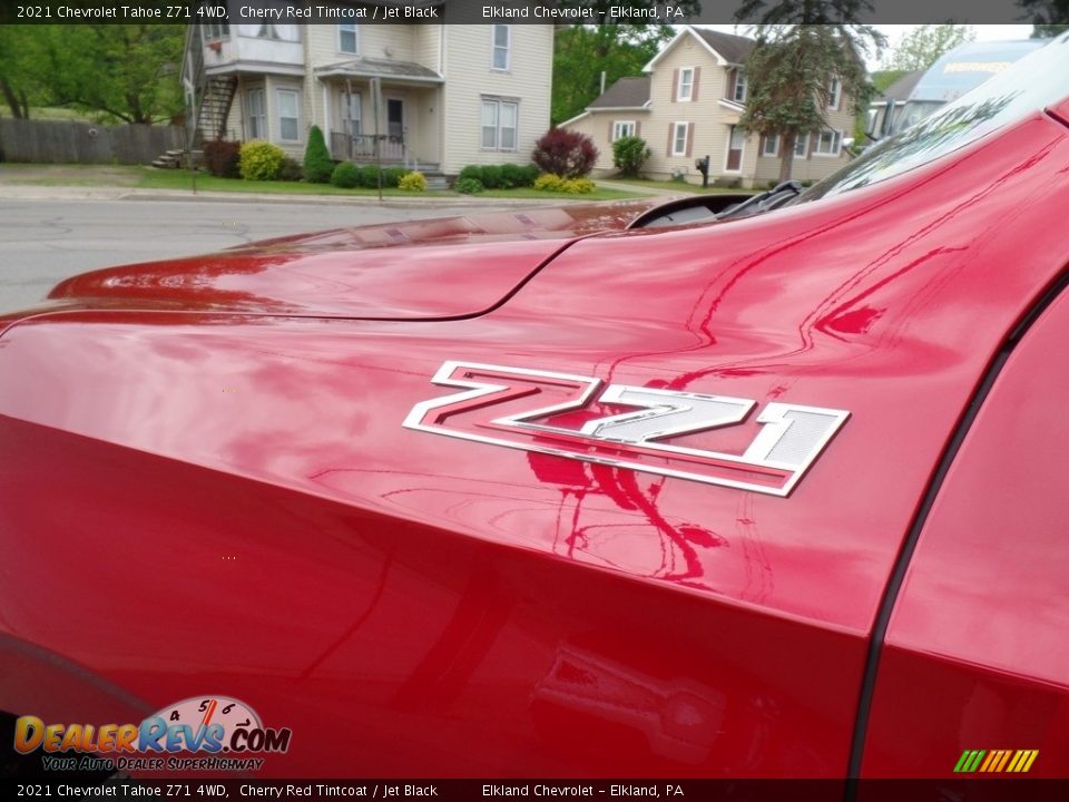 2021 Chevrolet Tahoe Z71 4WD Cherry Red Tintcoat / Jet Black Photo #12