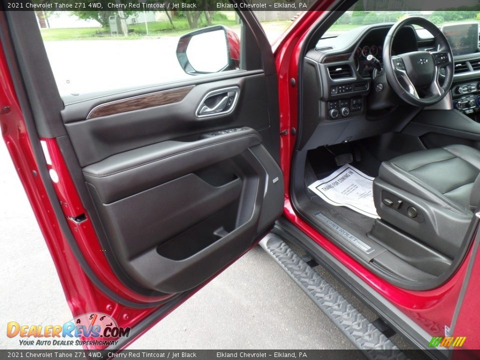 2021 Chevrolet Tahoe Z71 4WD Cherry Red Tintcoat / Jet Black Photo #14