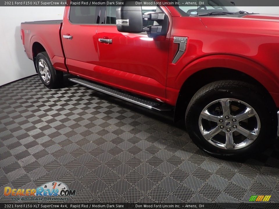2021 Ford F150 XLT SuperCrew 4x4 Rapid Red / Medium Dark Slate Photo #6