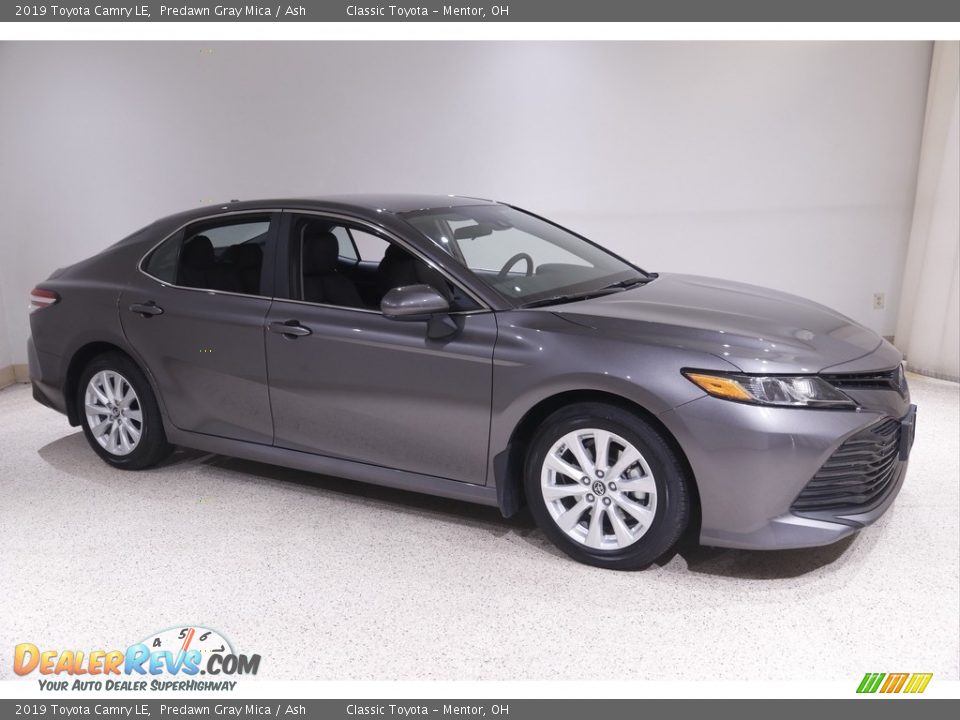 2019 Toyota Camry LE Predawn Gray Mica / Ash Photo #1