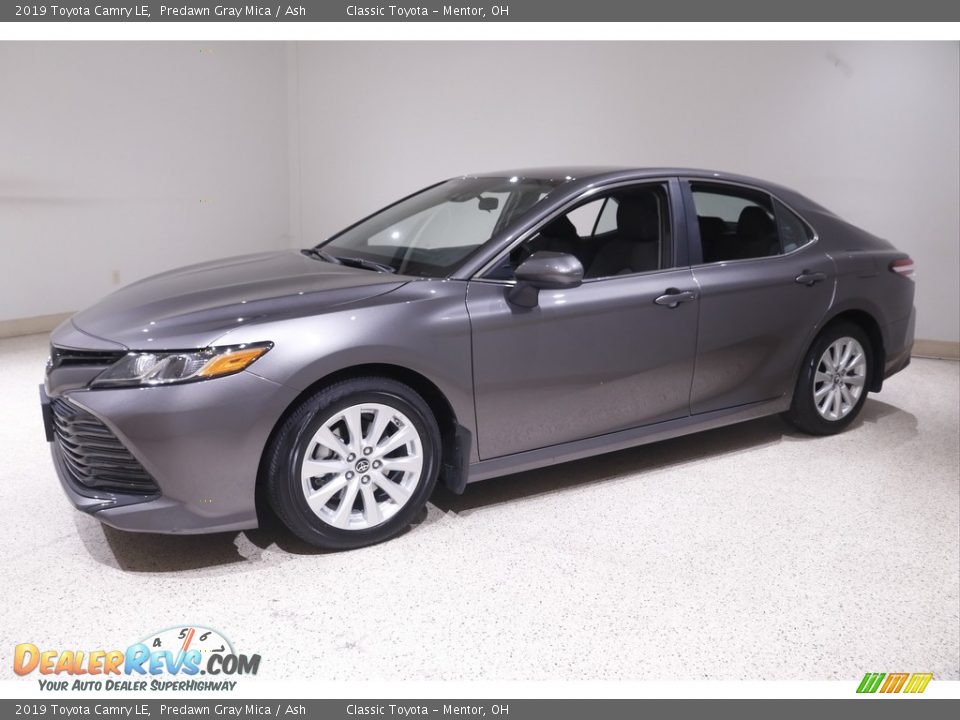 2019 Toyota Camry LE Predawn Gray Mica / Ash Photo #3
