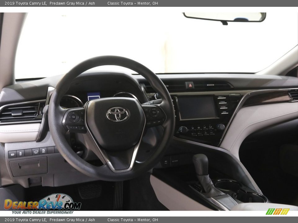 2019 Toyota Camry LE Predawn Gray Mica / Ash Photo #6