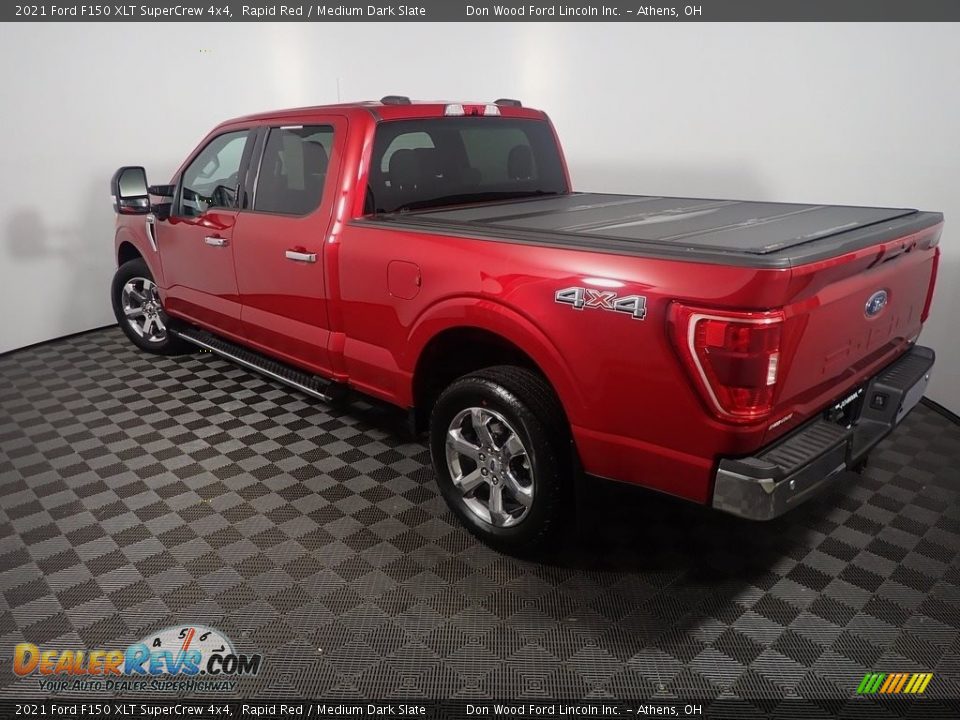 2021 Ford F150 XLT SuperCrew 4x4 Rapid Red / Medium Dark Slate Photo #14