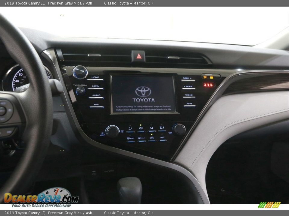 2019 Toyota Camry LE Predawn Gray Mica / Ash Photo #9