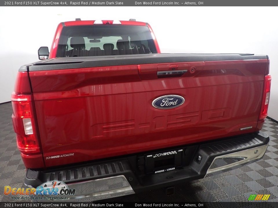 2021 Ford F150 XLT SuperCrew 4x4 Rapid Red / Medium Dark Slate Photo #15