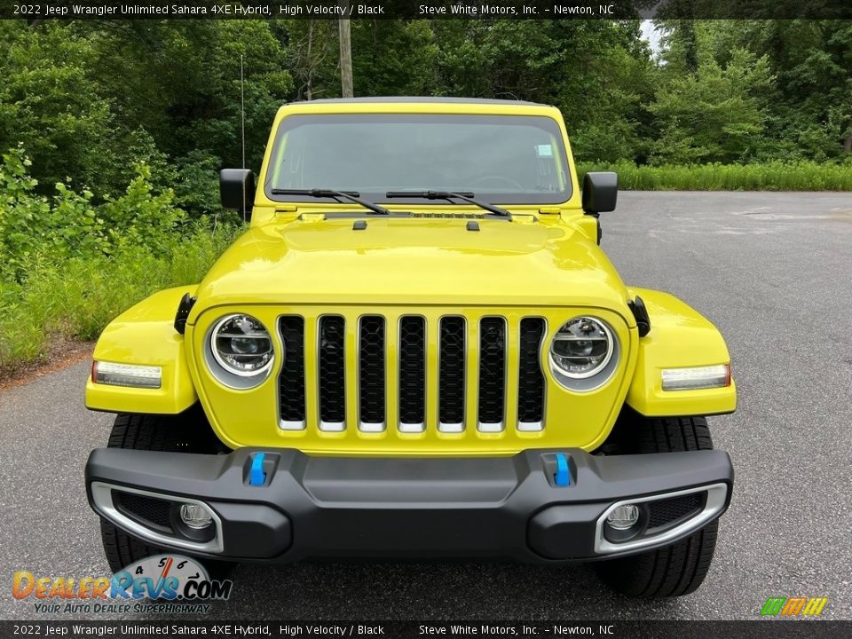 2022 Jeep Wrangler Unlimited Sahara 4XE Hybrid High Velocity / Black Photo #3