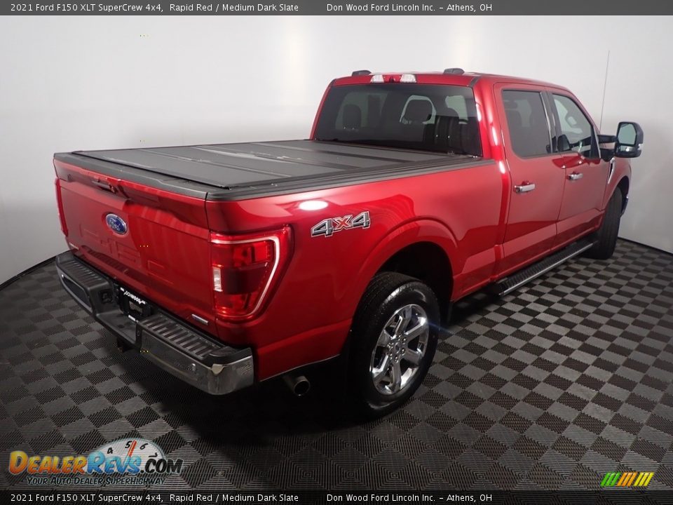 2021 Ford F150 XLT SuperCrew 4x4 Rapid Red / Medium Dark Slate Photo #18