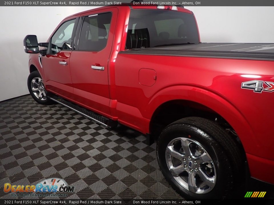 2021 Ford F150 XLT SuperCrew 4x4 Rapid Red / Medium Dark Slate Photo #19