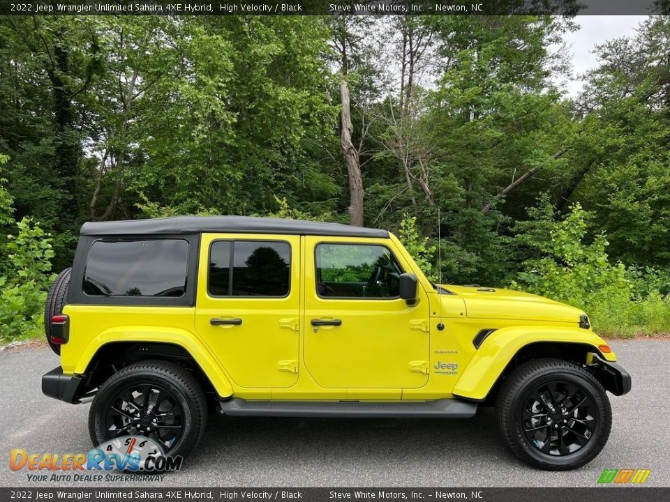 High Velocity 2022 Jeep Wrangler Unlimited Sahara 4XE Hybrid Photo #5