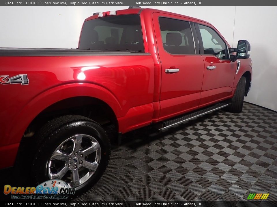 2021 Ford F150 XLT SuperCrew 4x4 Rapid Red / Medium Dark Slate Photo #20