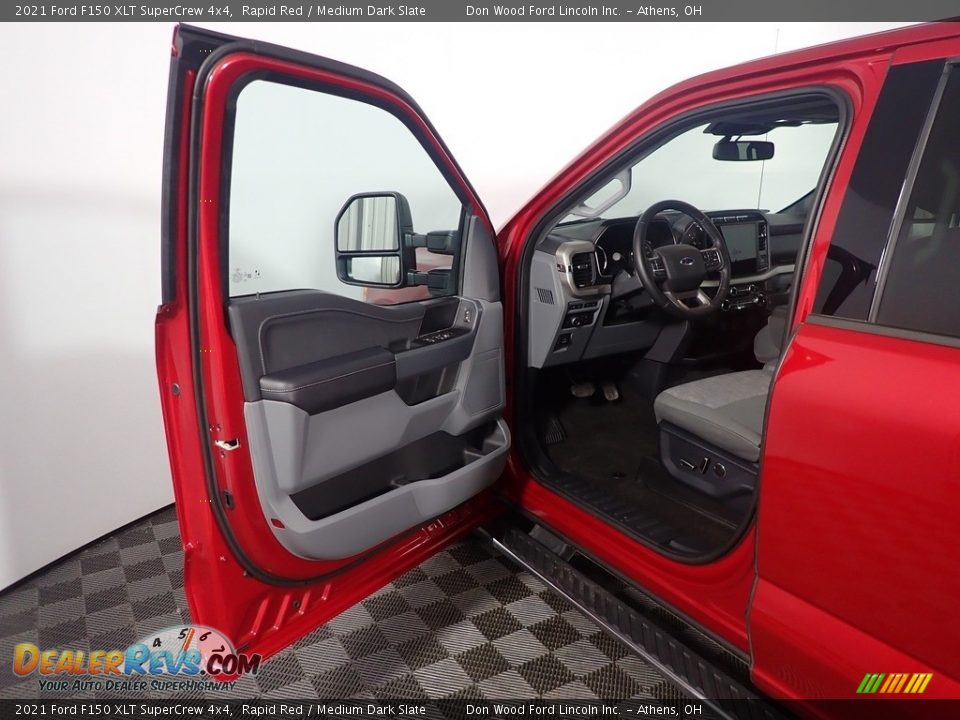 2021 Ford F150 XLT SuperCrew 4x4 Rapid Red / Medium Dark Slate Photo #22