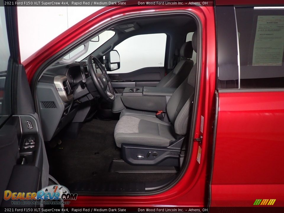 2021 Ford F150 XLT SuperCrew 4x4 Rapid Red / Medium Dark Slate Photo #24