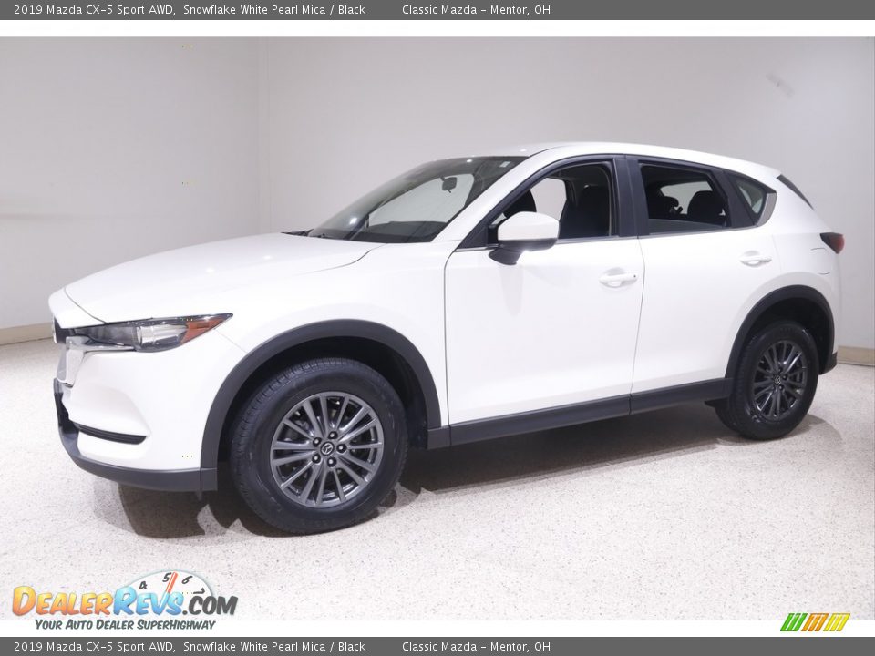 2019 Mazda CX-5 Sport AWD Snowflake White Pearl Mica / Black Photo #3