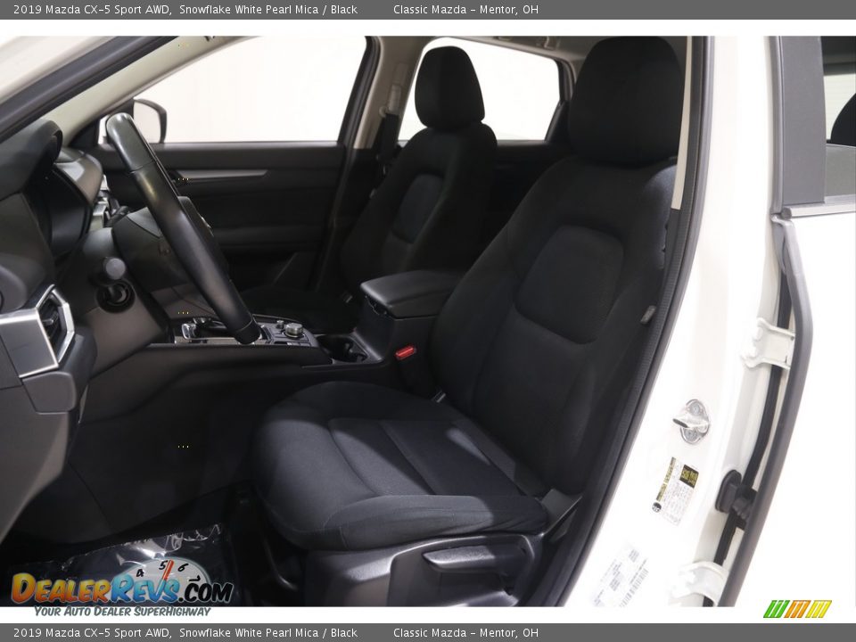 2019 Mazda CX-5 Sport AWD Snowflake White Pearl Mica / Black Photo #5