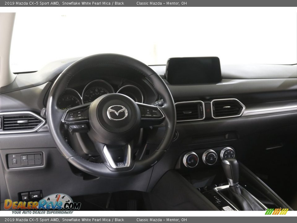 2019 Mazda CX-5 Sport AWD Snowflake White Pearl Mica / Black Photo #6