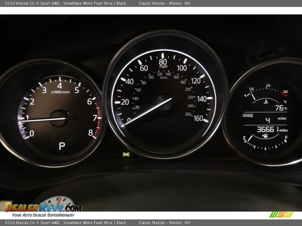 2019 Mazda CX-5 Sport AWD Snowflake White Pearl Mica / Black Photo #8