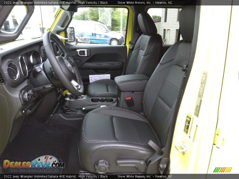 Front Seat of 2022 Jeep Wrangler Unlimited Sahara 4XE Hybrid Photo #13