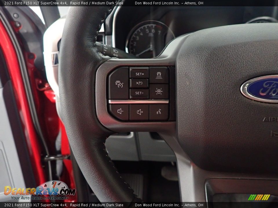 2021 Ford F150 XLT SuperCrew 4x4 Rapid Red / Medium Dark Slate Photo #31