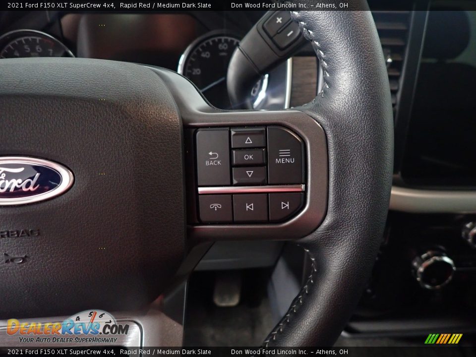 2021 Ford F150 XLT SuperCrew 4x4 Rapid Red / Medium Dark Slate Photo #32