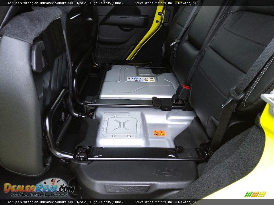Rear Seat of 2022 Jeep Wrangler Unlimited Sahara 4XE Hybrid Photo #17